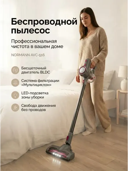 Пылесос вертикальный аккумуляторный для дома
