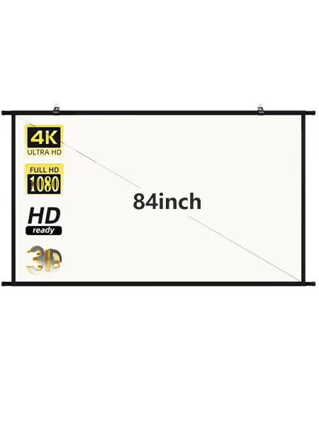 VEIDADZ 84" Кремовый экран для проектора, настенный ALR