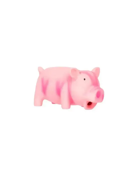 Petmax Игрушка для собак Поросёнок розовый латекс 15 см