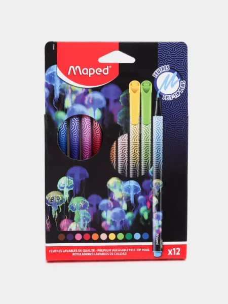 Фломастеры DEEPSEA PARADISE X12 CARD BOX Maped 844403 q0000051157