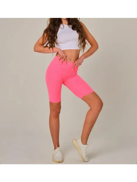 MissDiana Велосипедки фуксия спортивные для фитнеса