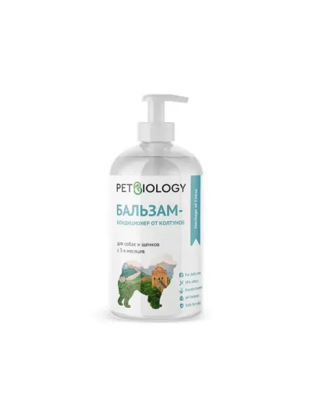 PETBIOLOGY Бальзам-кондиционер Китай от колтунов для собак, 300 мл