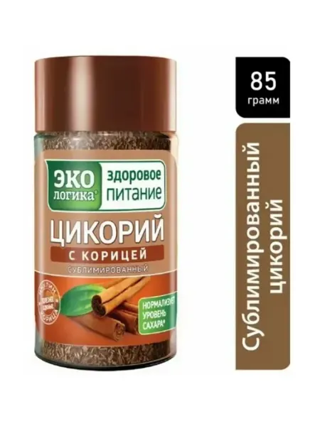 ЭкоЛогика Цикорий растворимый с корицей бн. 85 г