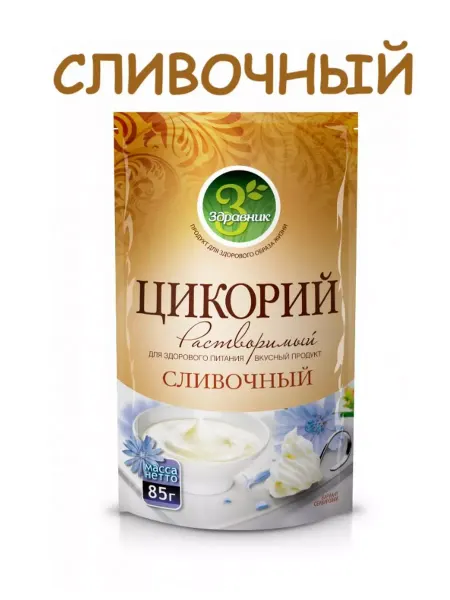 ЗДРАВНИК Цикорий Сливочный растворимый, 4 шт x 85г
