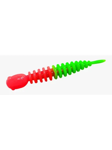 TROUT BAIT Силиконовая приманка 12шт в банке, головастик 50мм, ЧЕСНОК