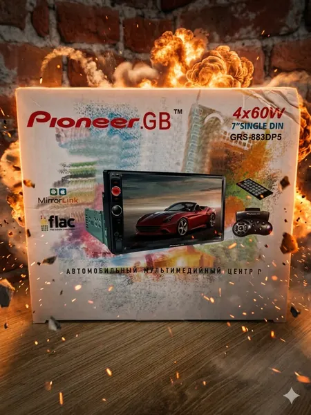 Автомобильный магнитола Pioneer.GB сенсорный экран Bluetooth, AUX, USB