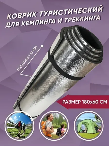 Коврик туристический тактический фольгированный каремат