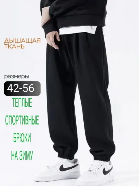 FASHION STYLE_TS25 Брюки спортивные с начесом