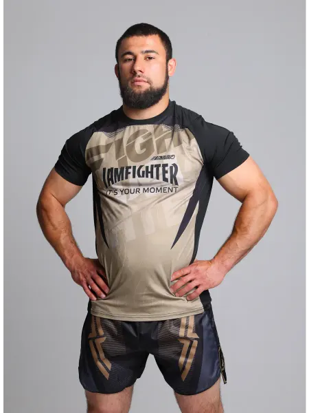 IAMFIGHTER Футболка спортивная для мма и джиу джитсу