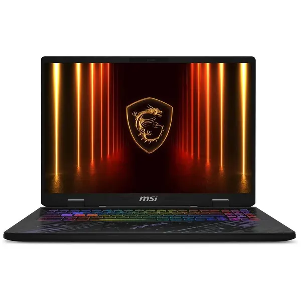 Ноутбук игровой MSI Pulse A16 AI+ C3HWGKG-030XRU, 16", IPS, AMD Ryzen AI 7 350 2ГГц, 8-ядерный, 32ГБ DDR5, 1ТБ SSD, NVIDIA GeForce RTX 5070 для ноутбуков - 8 ГБ, TGP 115Вт, FreeDOS, черный [9s7-15pk11-030]