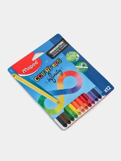 Цветные карандаши INFINITY X12 SCHOOL PACK MAPED, 861607
