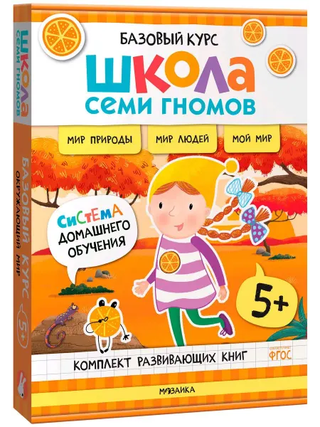 Мозаика-Синтез ШколаСемиГномов Базов.курс для занятий с детьми Окруж.мир 5+