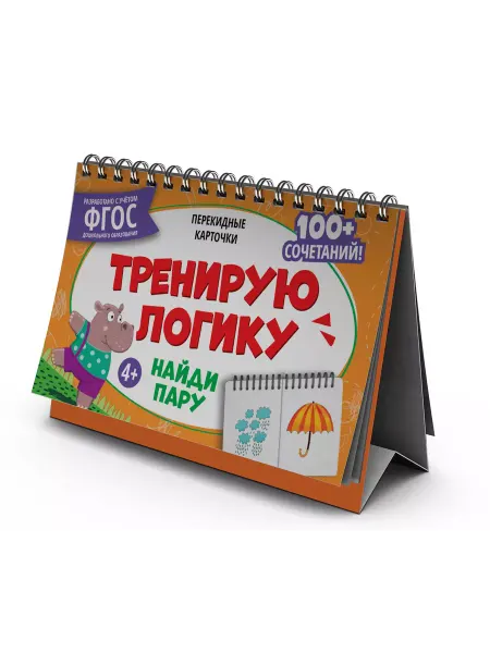 Феникс+ Карточки перекидные обучающие, сброшюрованные. НАЙДИ ПАРУ