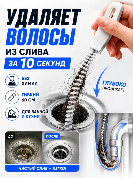 888WWW Трос для прочистки труб от засоров