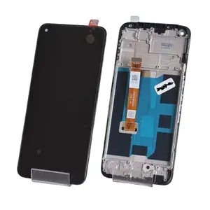 Дисплей Realme 8i (RMX-3151) модуль в черной рамке (In-Cell)