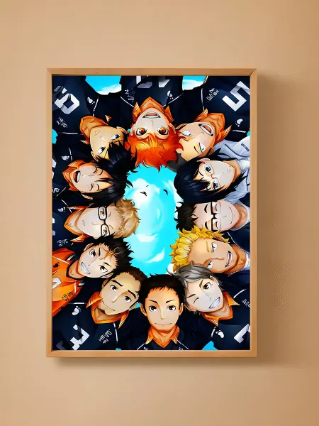Постер на стену аниме Волейбол (Haikyuu) 29х42 см (А3)