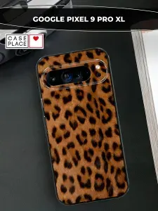 Чехол на Гугл Пиксель 9 Про XL леопардовый