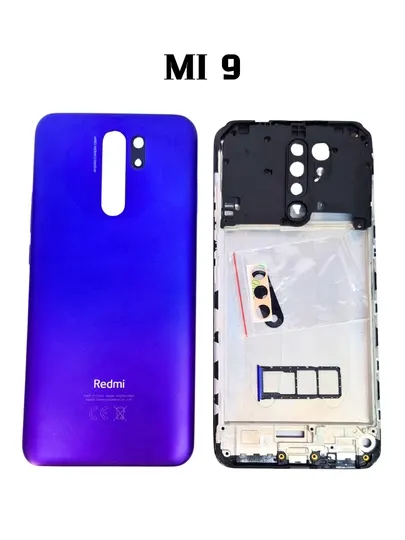 Задняя крышка (корпус) для Redmi Mi 9 / Mi 9A / Mi 9C комплект