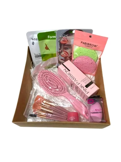 Подарочный набор уходовой косметики и аксессуаров для женщин, beauty box, 9 предметов