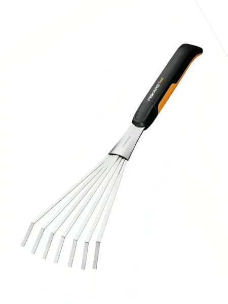 FISKARS Грабли садовые веерные маленькие металлические (1027044)