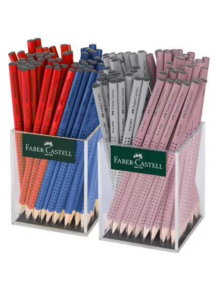 Faber-Castell Карандаш чернографитный Grip 2001, B, ассорти