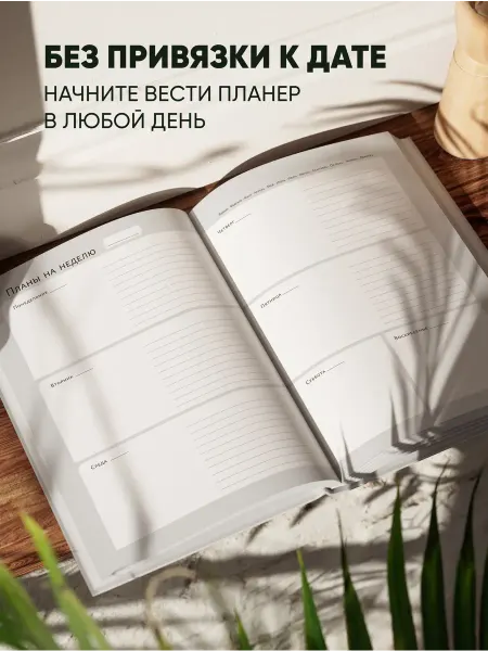 DiaryStore Книжный недатированный ежедневник 2026 — планер А5