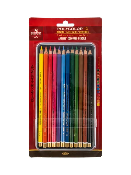 KOH-I-NOOR HARDTMUTH POLYCOLOR 3822 GRAY LINE карандаши акварельные 3822012010BL