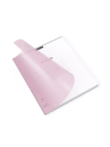 ErichKrause Тетрадь школьная Классика CoverPrо Pastel, 18л, клетка, 10шт