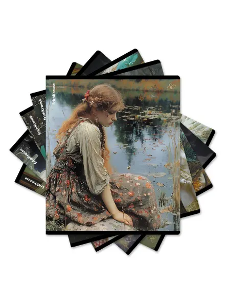 ErichKrause Тетрадь общая ученическая Russian Tales, 80 л, клетка - 3 шт