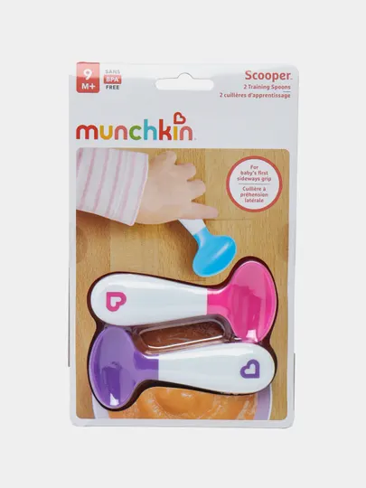 Ложки для детей Scooper Munchkin, пластиковые, от 9 месяцев
