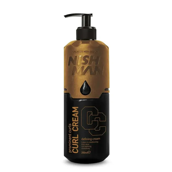 Крем для кудрявых волос Nishman Curl Cream, для мужчин, 200 мл