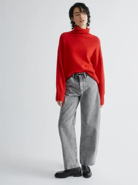 SELA Укороченные джинсы женские SLOUCHY