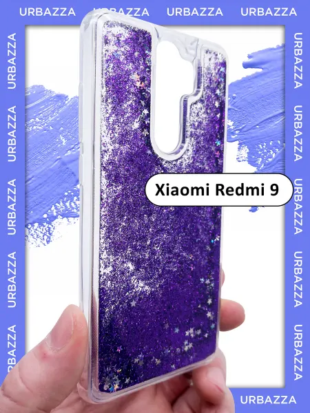 URBAZZA Чехол переливашка на Xiaomi Redmi 9