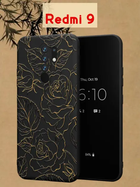 МобиСтиль Чехол на Xiaomi Redmi 9 с рисунком Розы