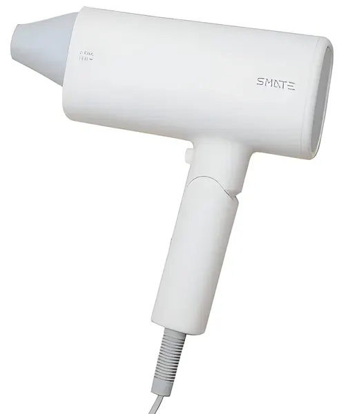 Фен для волос Smate Hair Dryer, защита от перегрева, цвет: белый