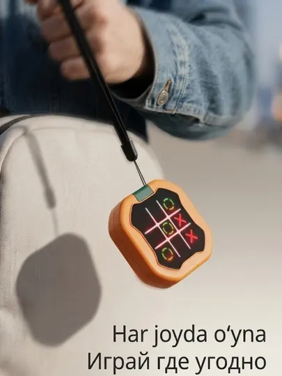 Интеллектуальная игрушка AI Tic-Tac-Toe — интерактивная игра (9 режимов)