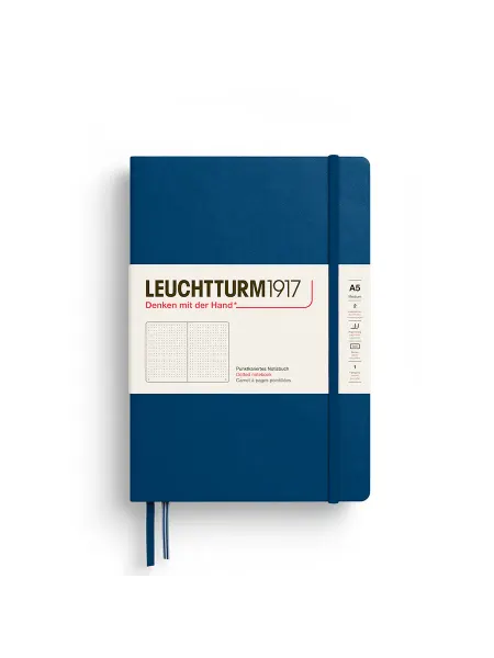 Leuchtturm1917 Блокнот для записей А5 в точку в твердой обложке 125л