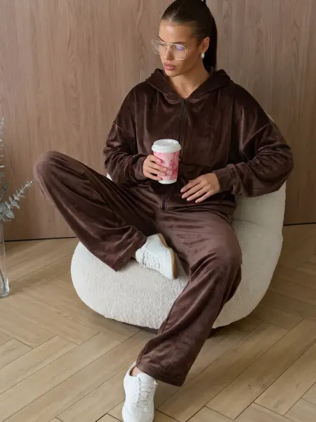 Modellini Спортивный костюм с брюками велюровый на молнии