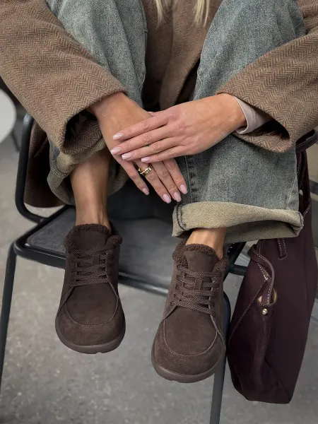 O&V Shoes Полуботинки Угги зимние короткие