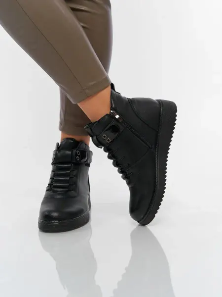 Комфорт SHOES Ботинки демисезонные на платформе большие размеры