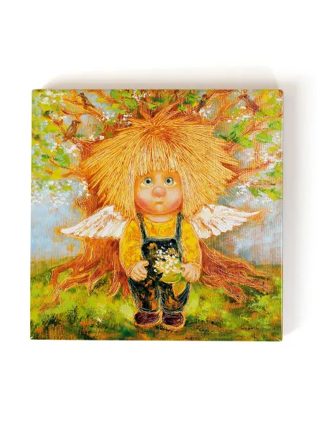 Artangels.Originals Магнит из керамики на холодильник "Добрый ангел"