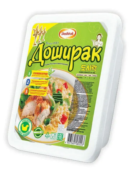 Лапша быстрого приготовления Доширак со вкусом курицы, 90 г