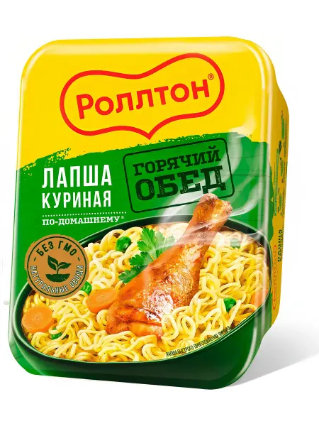 Лапша быстрого приготовления Роллтон яичная с курицей, 90 г