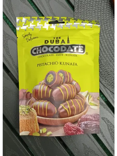 Конфеты Финики с фисташковой пастой и тестом кунафа 90г