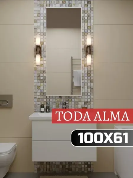 TODA ALMA Зеркало для ванной 100х61 см