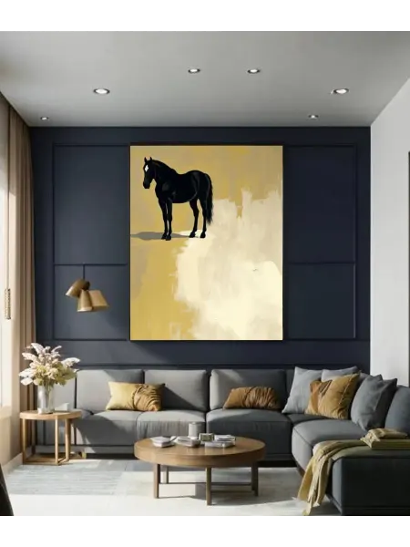 SonPicture Картина на стену Конь, жеребец, интерьерная, 30*40 см