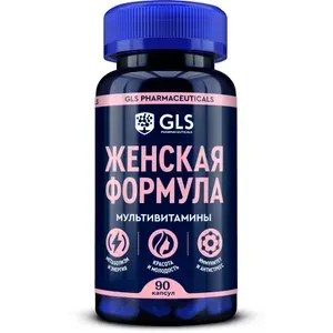 Витамины для женщин "Женская формула" PHARM, мультивитамины для красоты, энергии и молодости / бад для взрослых, 90 капсул