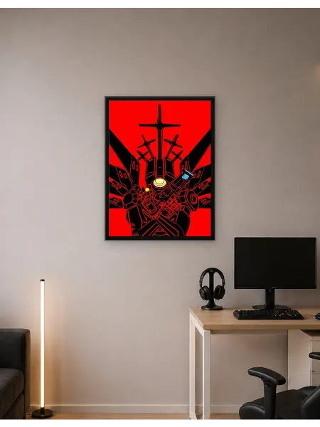 Postersbase Арт-постер Меха с крестами и пистолетами 30x40