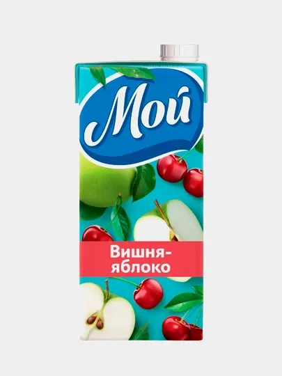 Сок Мой, Вишнёво-яблочный, 0,95 л, 2 шт