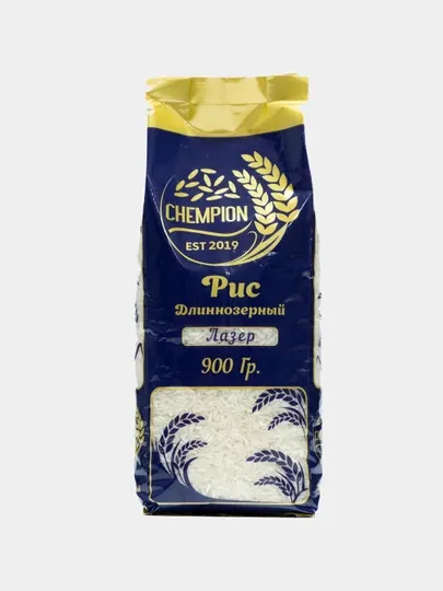 Рис лазер длиннозерновой Chempion, 900 г